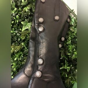 Arturo Chiang Black Leather Boots